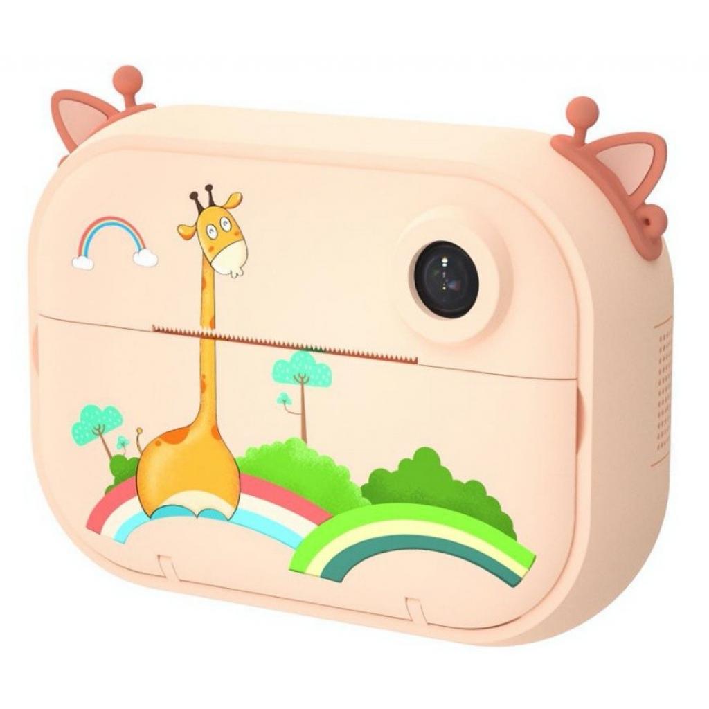 Интерактивная игрушка XoKo Цифровой детский фотоапарат- принтер Оранжевый Жираф + бумаг (KVR-1500-OR-BG)