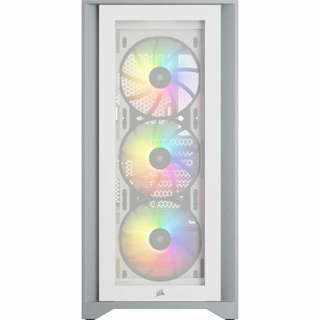 Корпус Corsair iCUE 4000X RGB Tempered Glass White (CC-9011205-WW) изображение 2