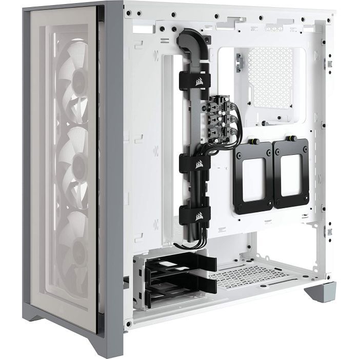 Корпус Corsair iCUE 4000X RGB Tempered Glass White (CC-9011205-WW) изображение 3