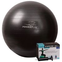 Мяч для фитнеса PowerPlay 4001 65см Чорний + помпа (PP_4001_65_Black)