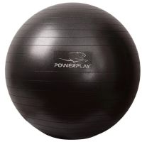 Мяч для фитнеса PowerPlay 4001 65см Чорний + помпа (PP_4001_65_Black) изображение 2