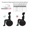 Мяч для фитнеса PowerPlay 4001 65см Чорний + помпа (PP_4001_65_Black) изображение 4