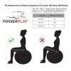 Мяч для фитнеса PowerPlay 4001 65см Чорний + помпа (PP_4001_65_Black) изображение 4