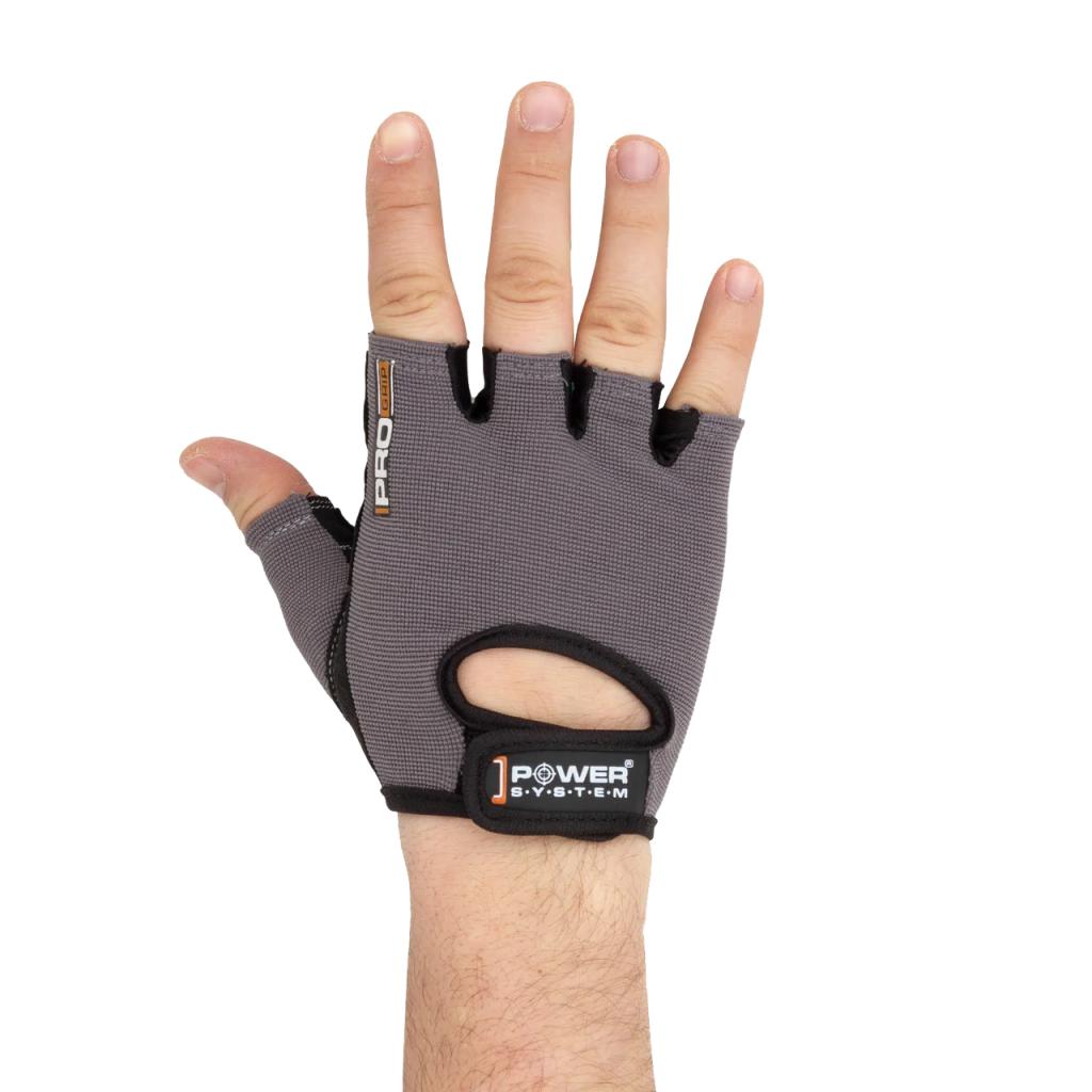 Перчатки для фитнеса Power System Pro Grip PS-2250 XXL Grey (PS-2250_2XL_Grey) изображение 3
