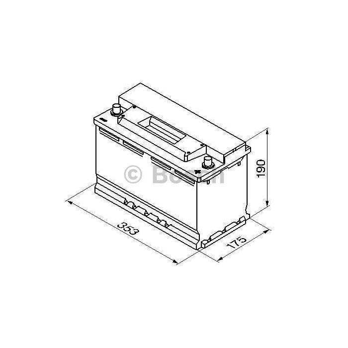 Аккумулятор автомобильный Bosch 90А (0 092 S30 130) изображение 6