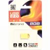 USB флеш накопитель Mibrand 8GB lynx Gold USB 2.0 (MI2.0/LY8M2G) изображение 2
