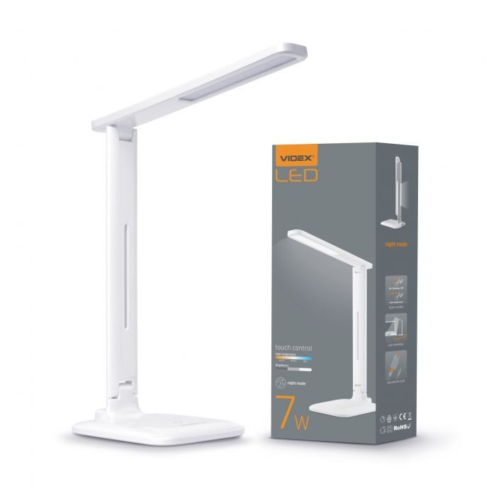 Настольная лампа Videx LED 7W 3000-5500K 220V (VL-TF02W) изображение 7