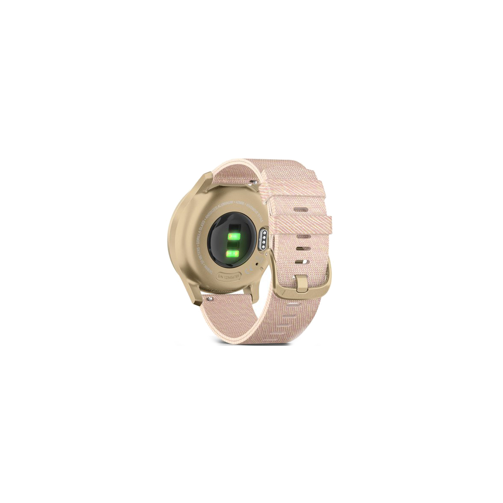Смарт-часы Garmin vivomove Style, S/E EU, Light Gold, Blush Pink, Nylon (010-02240-22) изображение 6