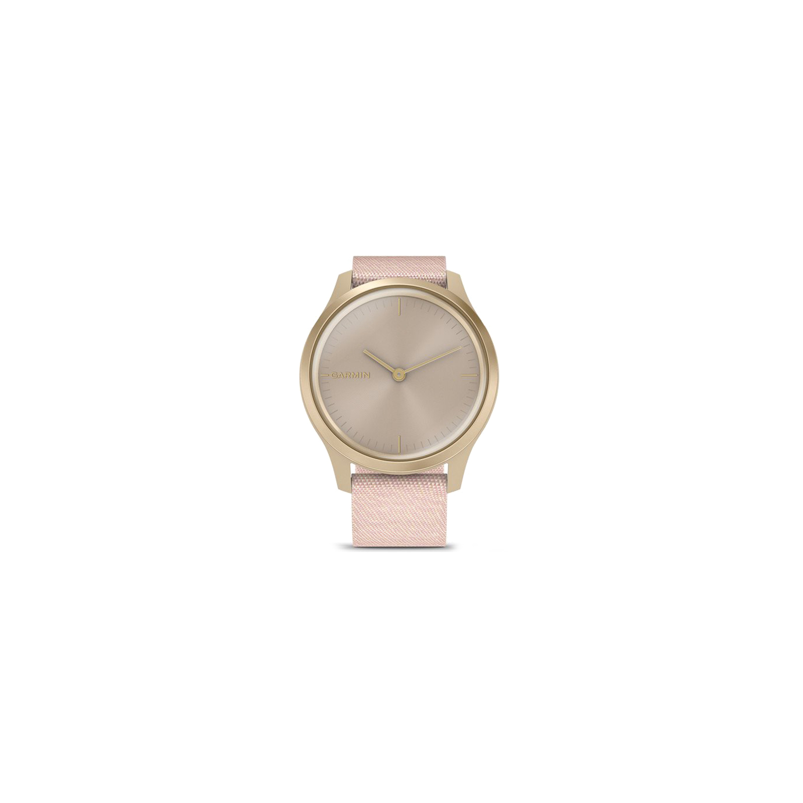 Смарт-годинник Garmin vivomove Style, S/E EU, Light Gold, Blush Pink, Nylon (010-02240-22) зображення 8
