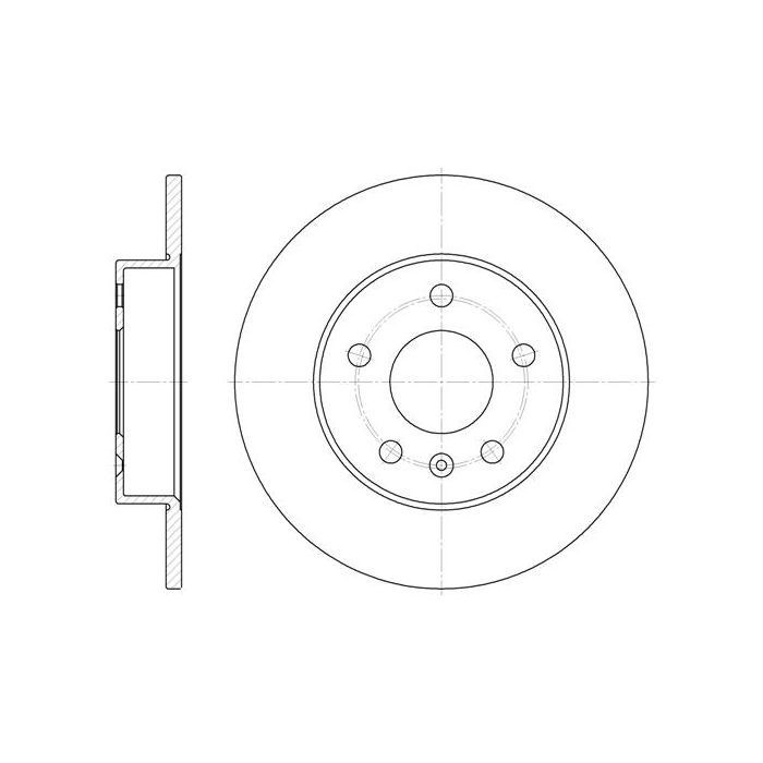 Гальмівний диск REMSA 6578.00