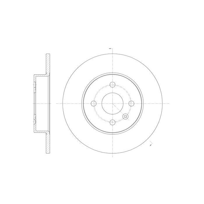 Тормозной диск REMSA 6789.00