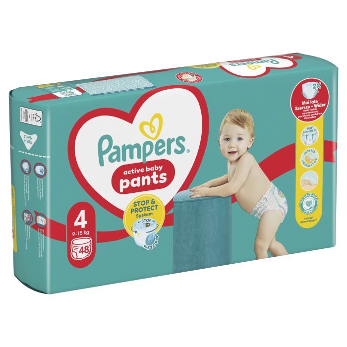 Подгузники Pampers трусики Pants Размер 4 (9-15 кг) 48 шт (8006540068755) изображение 2