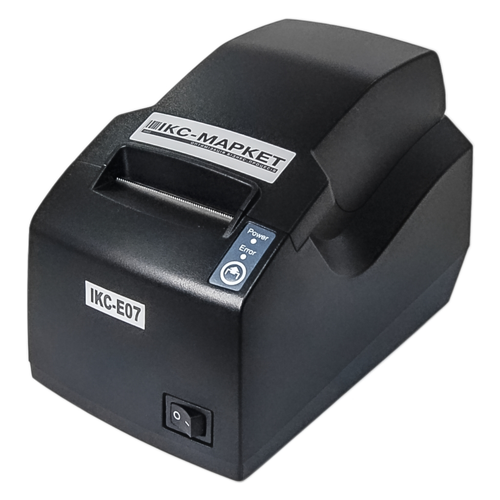 Фискальный регистратор ІКС ІКС-E07 c индикатором клиента IKC-РКІ-2х16-DB mini (ІКС-E07-РКІ2-2х16DB-Black) изображение 2