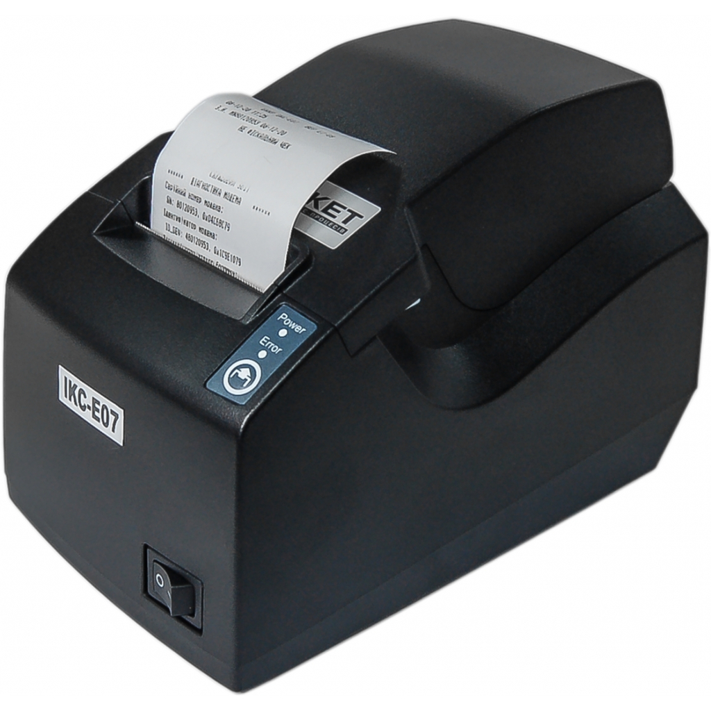 Фискальный регистратор ІКС ІКС-E07 c индикатором клиента IKC-РКІ-2х16-DB mini (ІКС-E07-РКІ2-2х16DB-Black) изображение 4