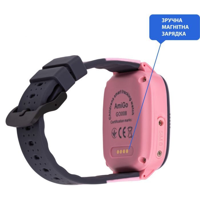 Смарт-годинник Amigo GO008 MILKY GPS WIFI Blue (873292) зображення 2