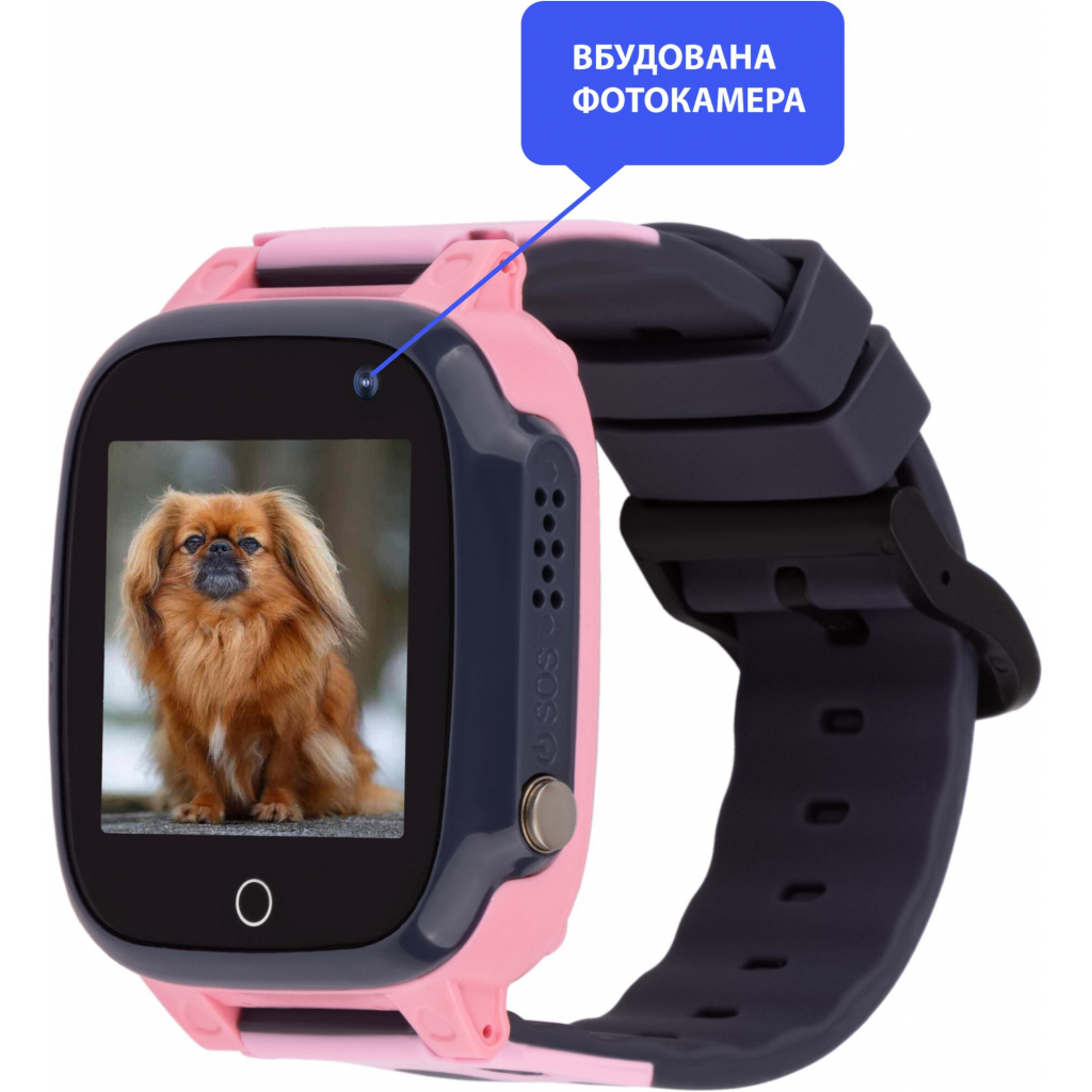 Смарт-часы Amigo GO008 MILKY GPS WIFI Pink (873293) изображение 3