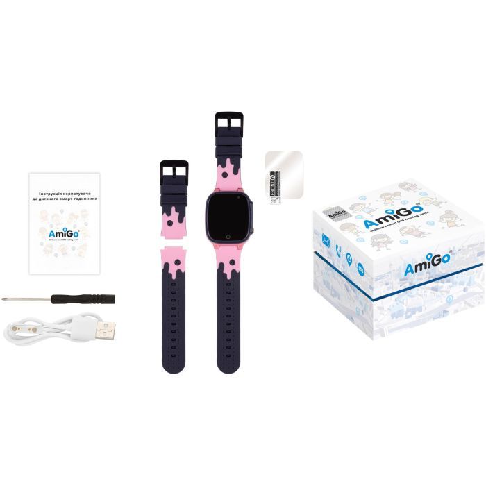 Смарт-годинник Amigo GO008 MILKY GPS WIFI Blue (873292) зображення 8