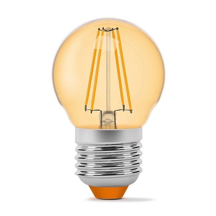 Лампочка TITANUM Filament G45 4W E27 2200K бронза (TLFG4504272A) зображення 2