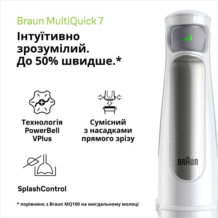 Блендер Braun MQ 7035 WH зображення 3