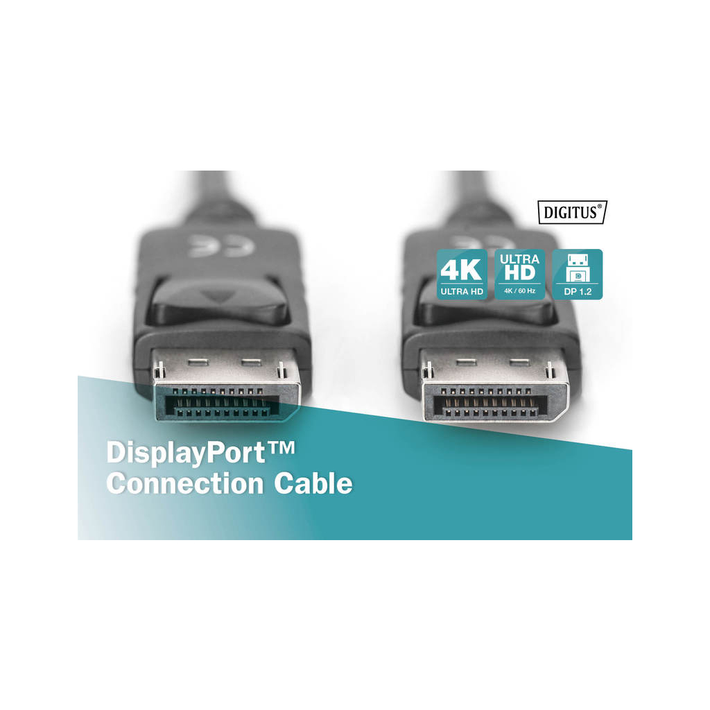 Кабель мультимедійний Display Port to Display Port 15.0m ASSMANN Digitus (AK-340100-150-S) зображення 5