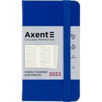 Еженедельник Axent Датированный 2022 Pocket Strong, 90*150 классический синий (8508-22-38-A)