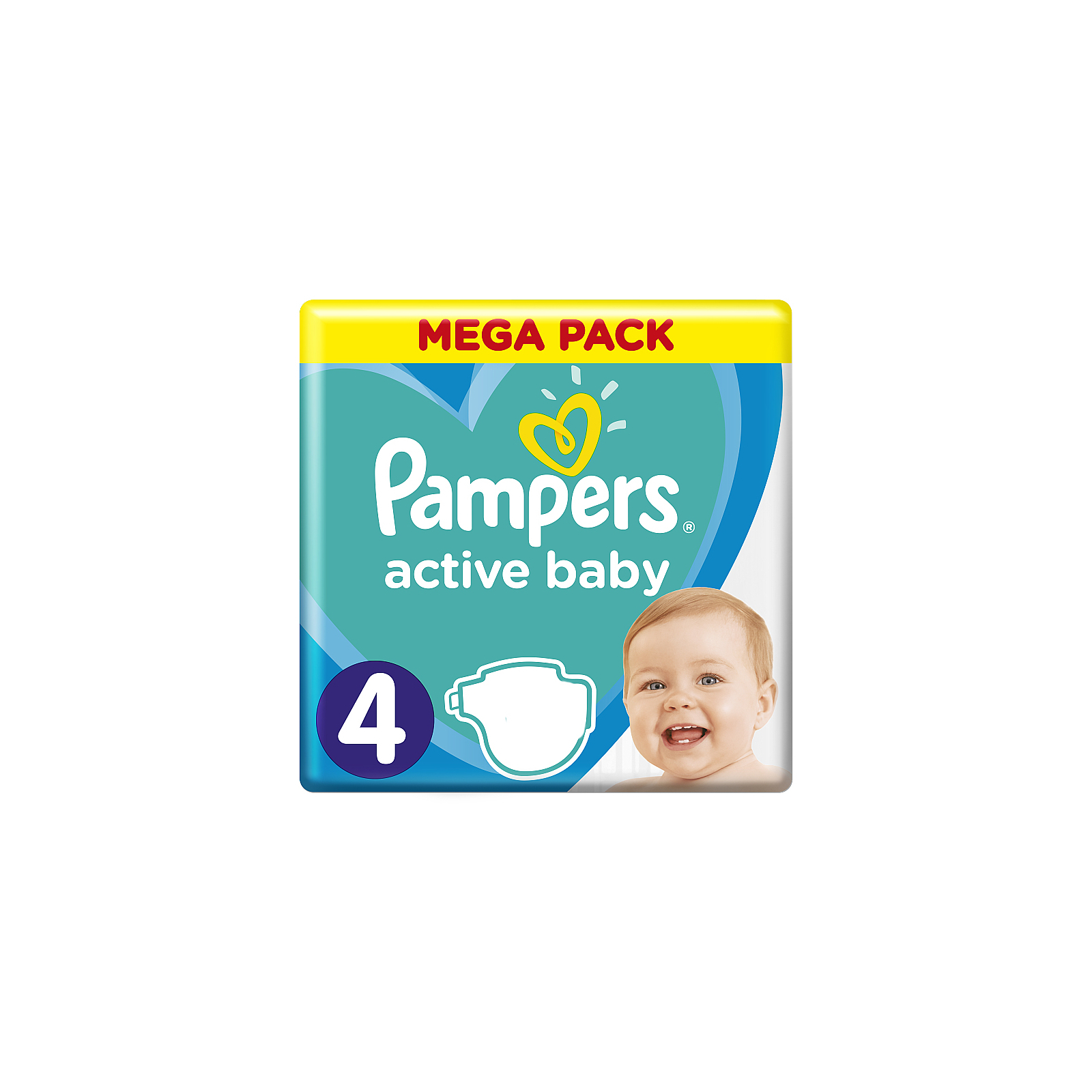 Подгузники Pampers Active Baby Junior Размер 4 (9-14 кг) 50 шт (8006540032923)