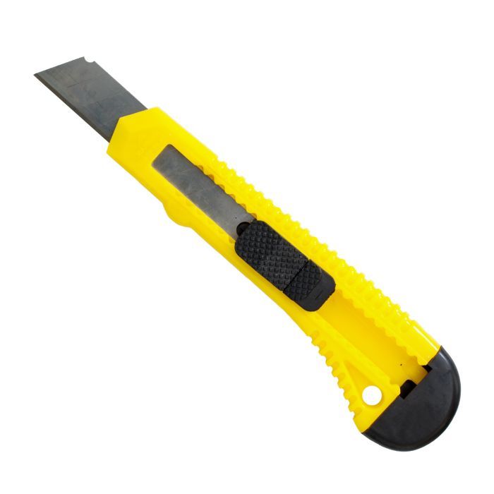Нож канцелярский H-Tone 18 мм желтый (KNIFE-HT-JJ40605A-18) изображение 2