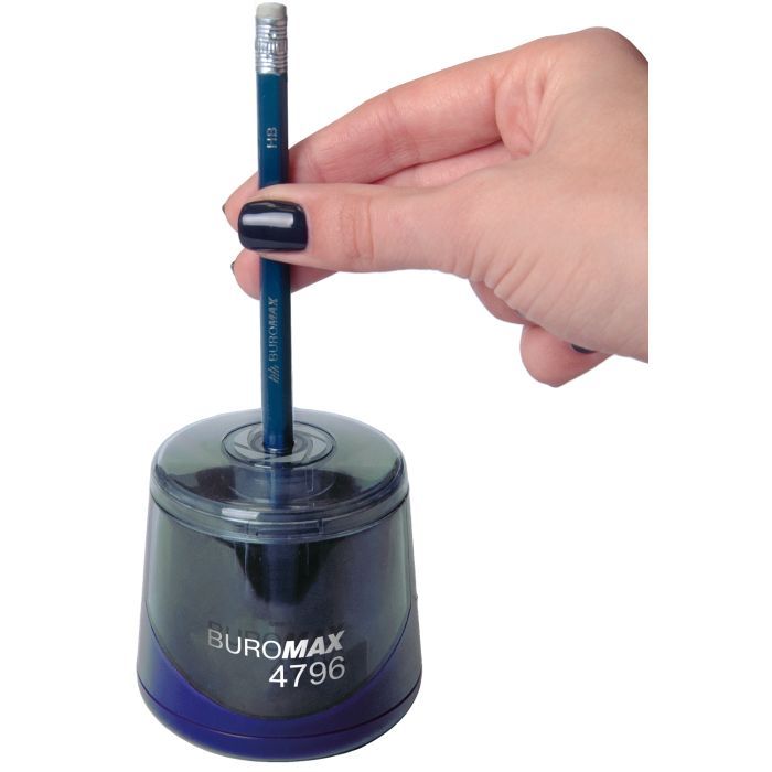Точилка Buromax автоматическая с контейнеров Синяя (BM.4796) изображение 3