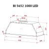 Витяжка кухонна Perfelli BI 5652 BL 1000 LED зображення 11