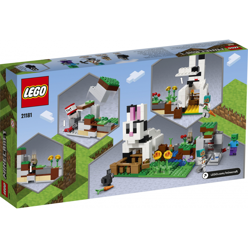 Конструктор LEGO Minecraft Кроличе Ранчо 340 деталей (21181) изображение 5