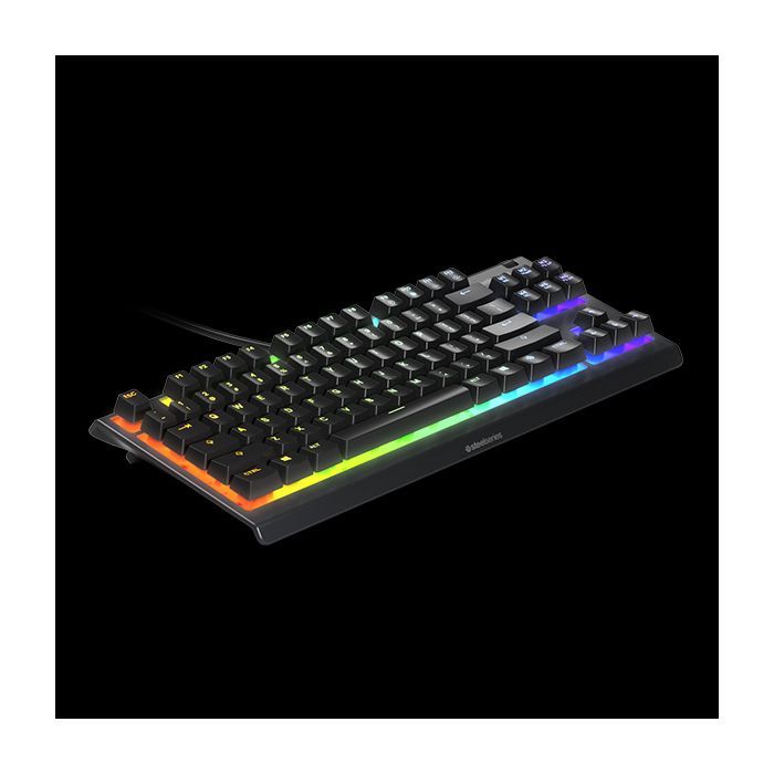 Клавіатура SteelSeries Apex 3 TKL UA USB Black (64831) зображення 3
