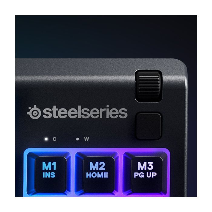 Клавіатура SteelSeries Apex 3 TKL UA USB Black (64831) зображення 4