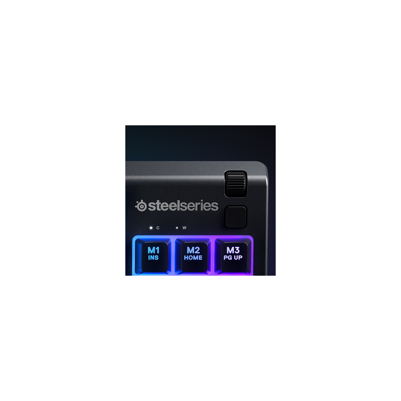 Клавиатура SteelSeries Apex 3 TKL UA USB Black (SS64831) изображение 4