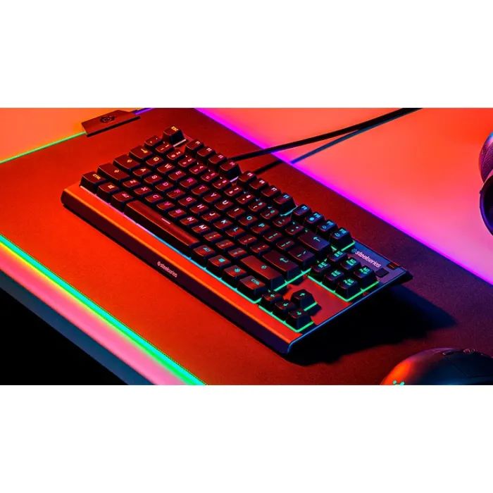 Клавиатура SteelSeries Apex 3 TKL UA USB Black (64831) изображение 8