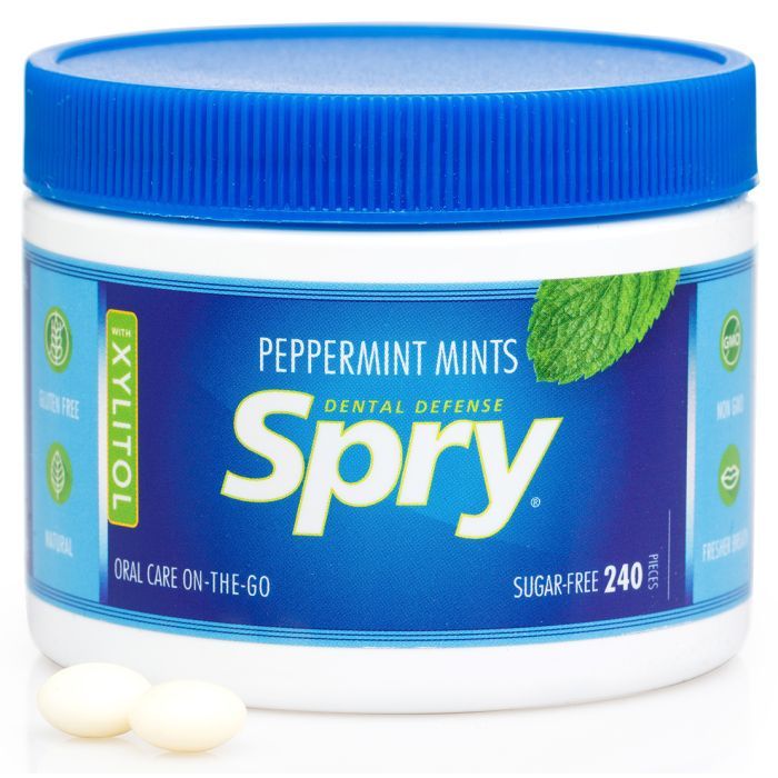 Драже с ксилитом Spry натуральные с мятой перечной 240 шт. (700596000070) изображение 2