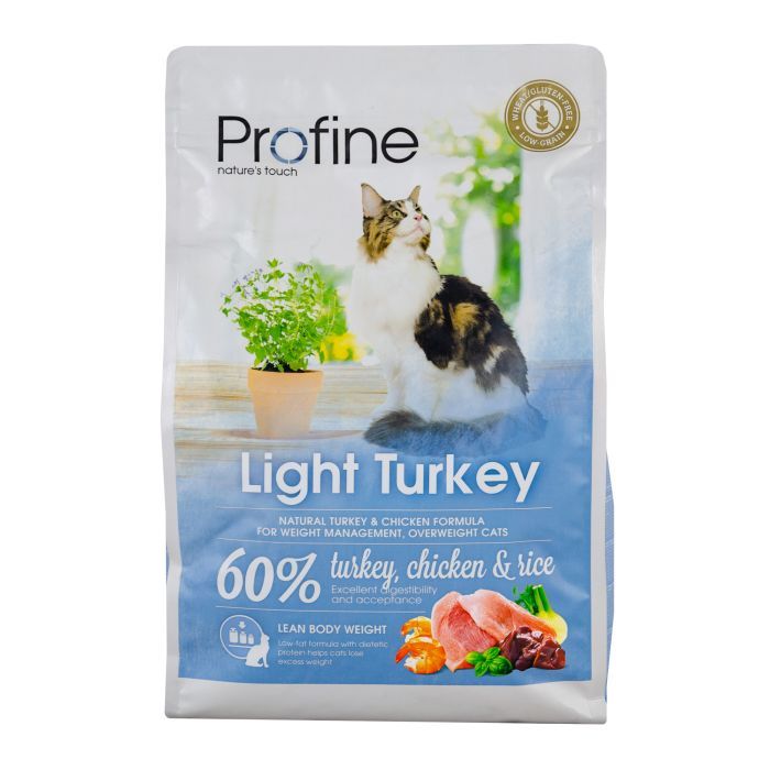 Сухой корм для кошек Profine Cat Light с индейкой, курицей и рисом 2 кг (8595602517794) изображение 2