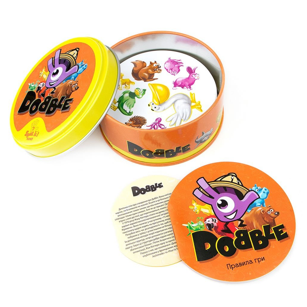 Настольная игра Ігромаг Dobble Animaux UA (Dobble животный мир) (92520) изображение 3