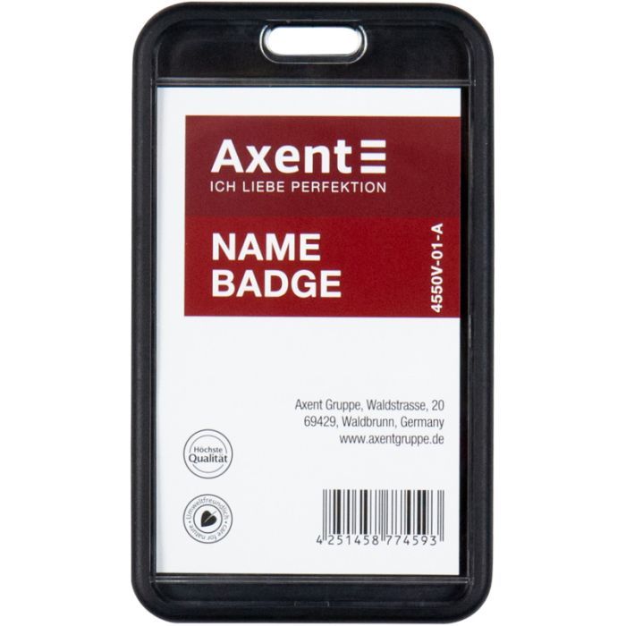 Бейдж Axent чохол SoftTouch матовий, 54х85мм ,димчасто синій (4550V-02-A)