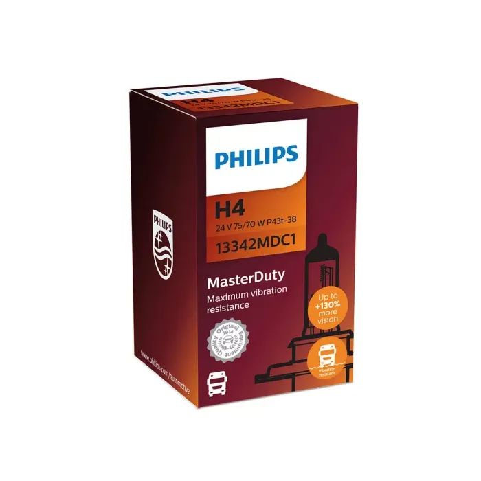 Автолампа Philips 13342MDC1 H4 24V 75/70W MasterDuty (2453)