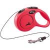 Поводок для собак Flexi New Classic XS трос 3 м (красный) (4000498022405)