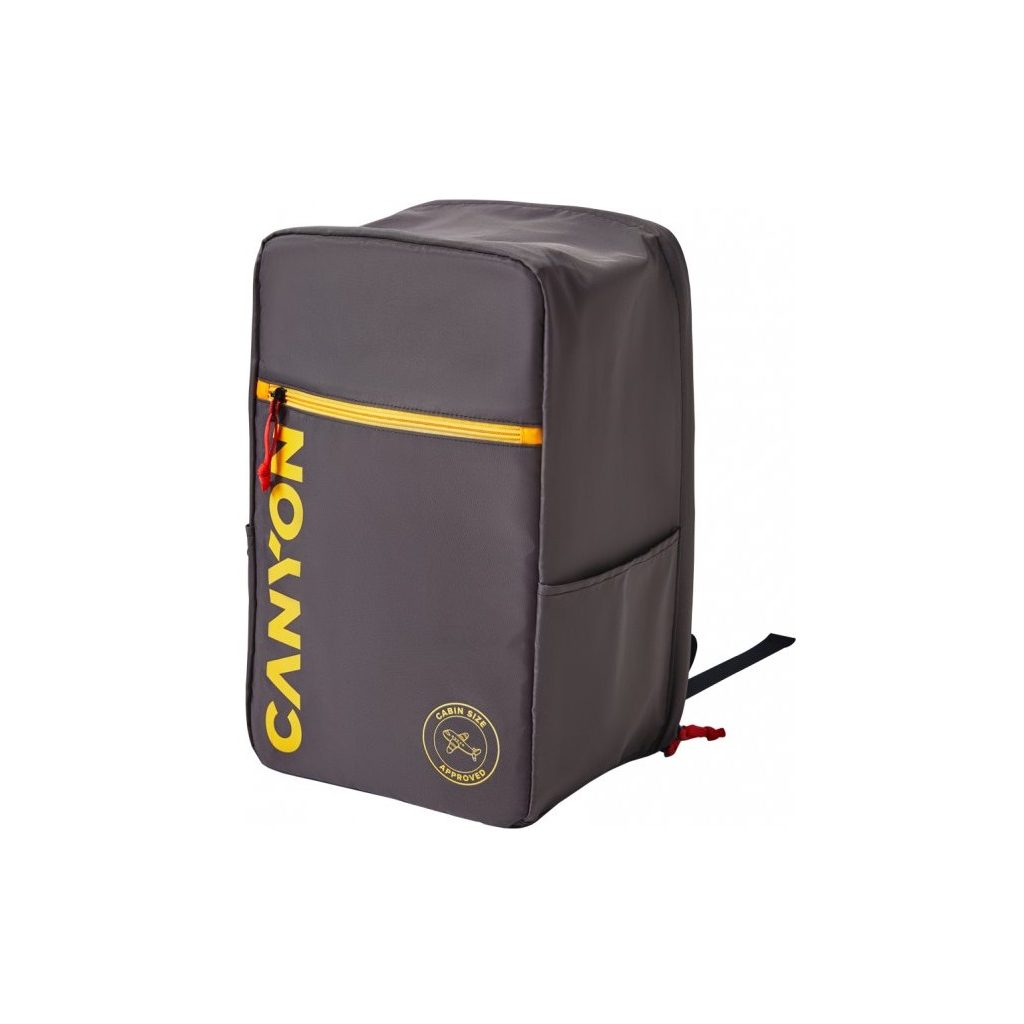 Рюкзак для ноутбука Canyon 15.6" CSZ02 Cabin size backpack, Yellow (CNS-CSZ02YW01) изображение 2