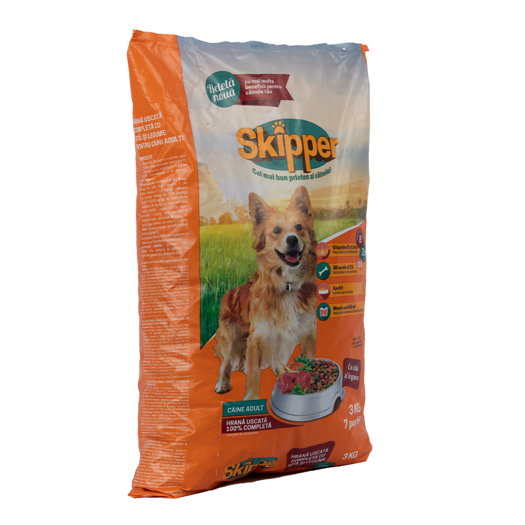 Сухий корм для собак Skipper яловичина та овочі 3 кг (5948308003505) зображення 2
