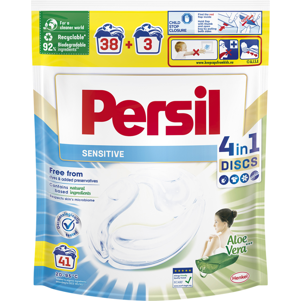Капсулы для стирки Persil Discs Сенситив 38 шт. (9000101511604)