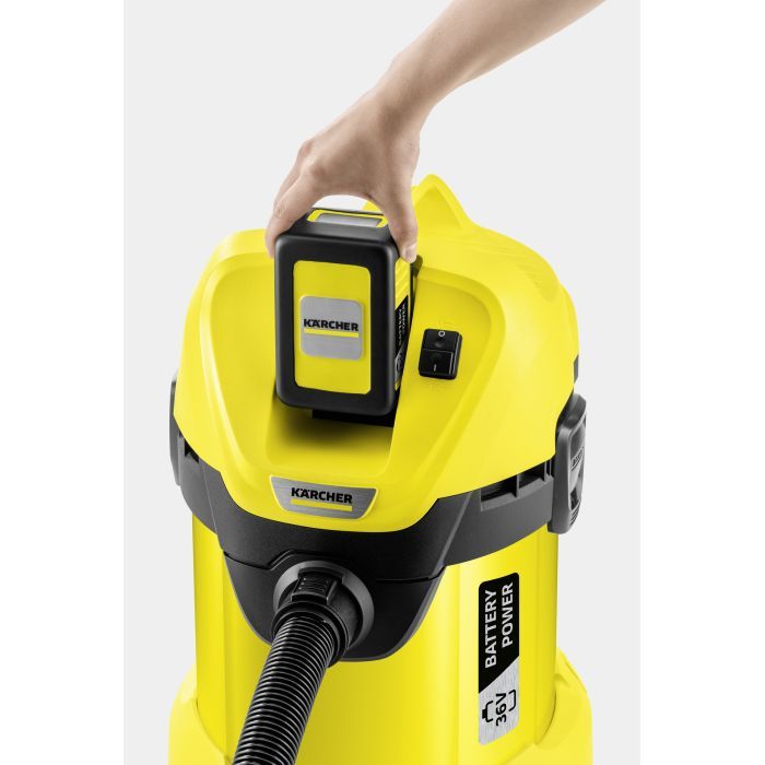 Пылесос строительный Karcher WD 3 Battery (без АКБ и ЗУ) (1.629-910.0) изображение 7
