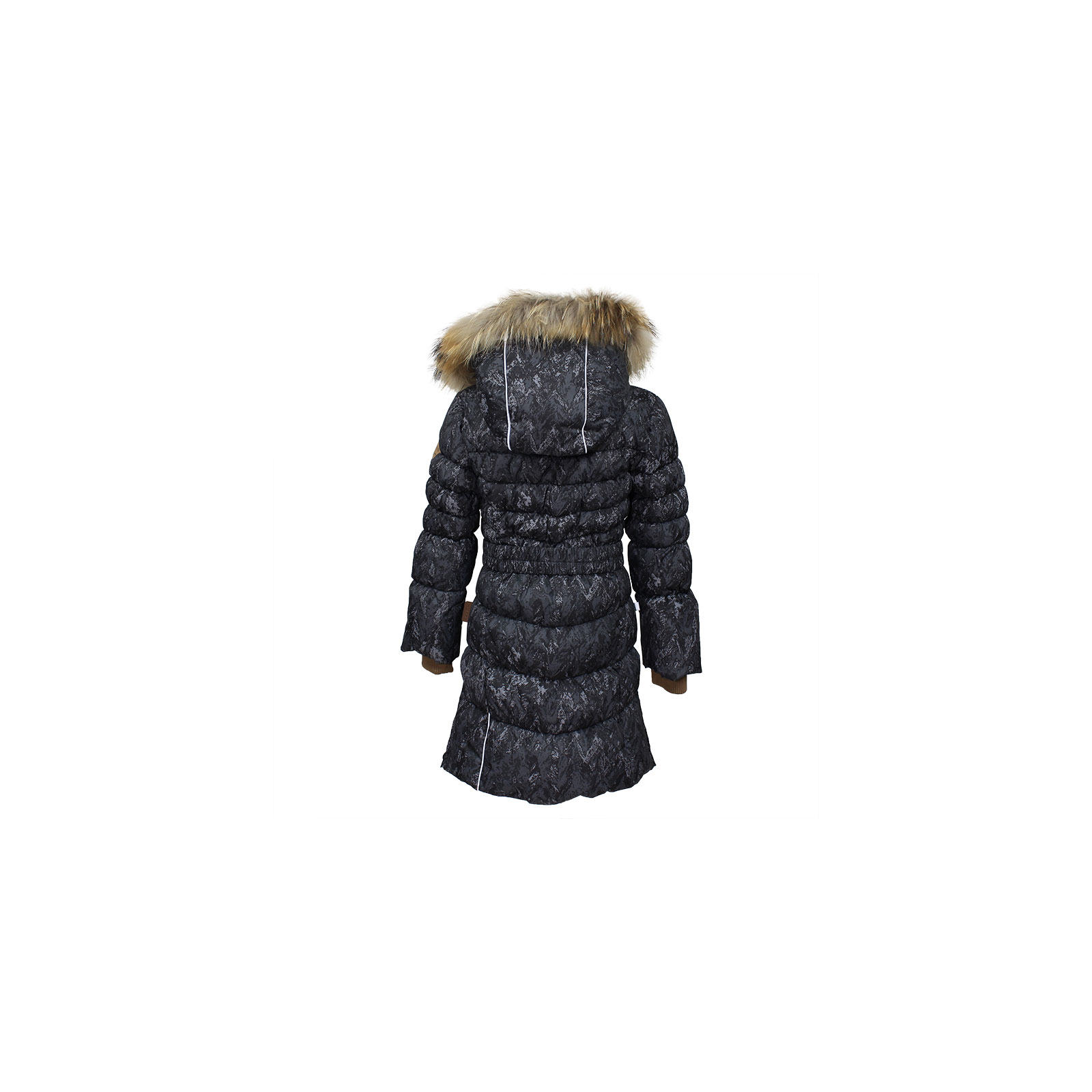 Пальто Huppa YASMINE 12020055 чорний з принтом 116 (4741468561554) зображення 2