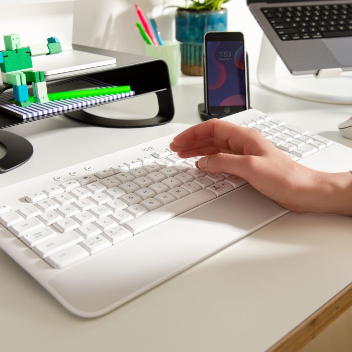 Клавиатура Logitech Signature K650 USB/Bluetooth UA Off-White (920-010977) изображение 2
