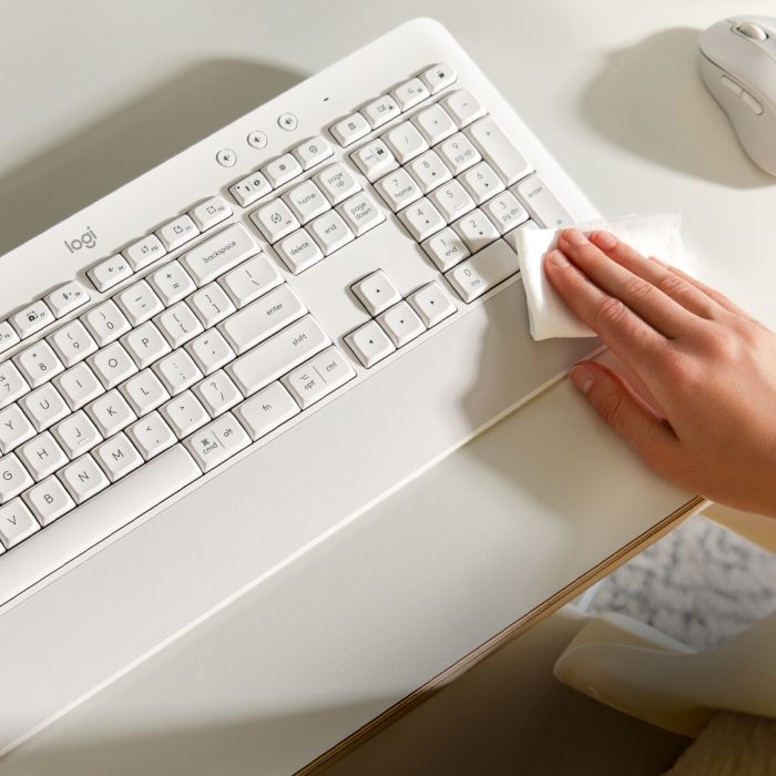 Клавиатура Logitech Signature K650 USB/Bluetooth UA Off-White (920-010977) изображение 5
