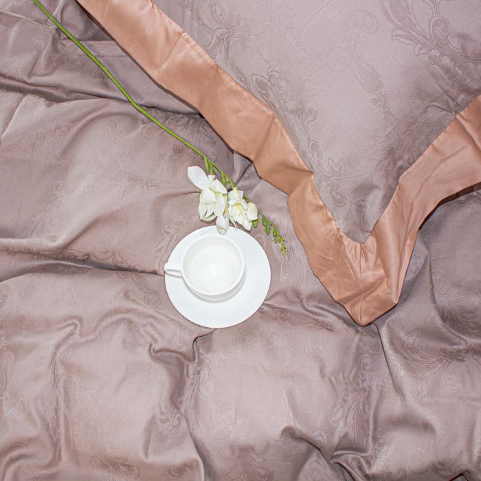 Постельное белье MirSon Satin Жаккард Golden wheat 143х210х2 (2200005395547) изображение 11