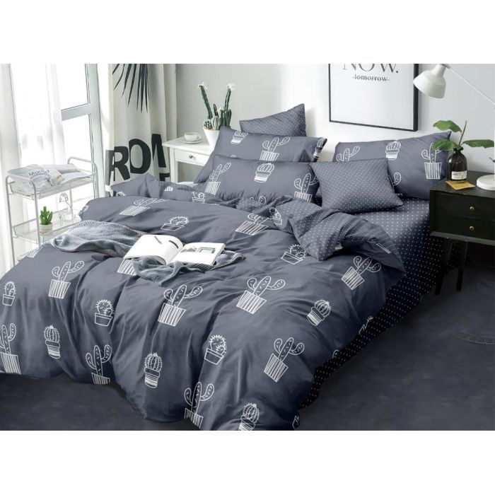 Постельное белье MirSon Бязь Premium 17-0300 Singapore 2 х 160х220 (2200002316910)