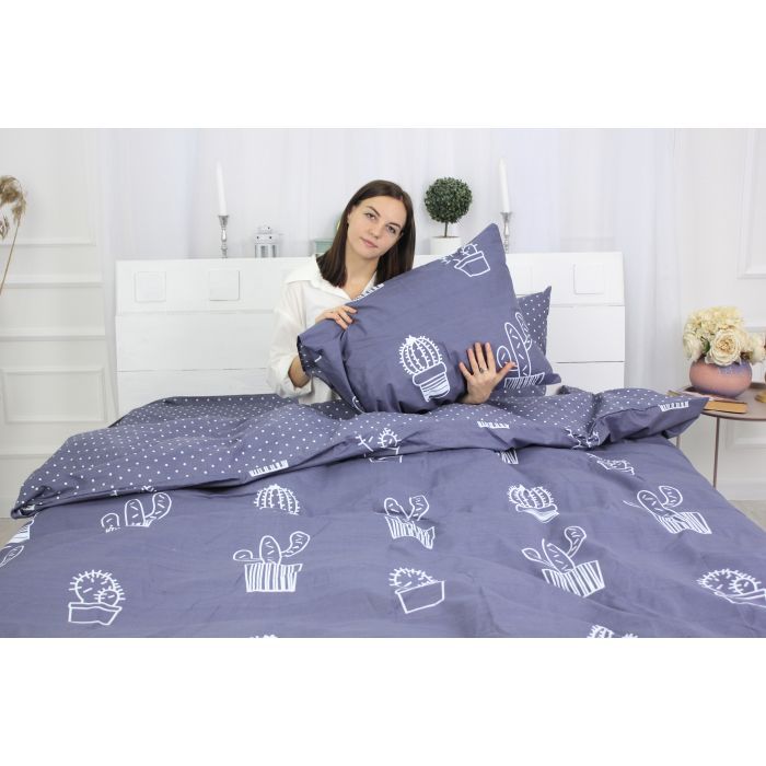 Постельное белье MirSon Бязь Premium 17-0300 Singapore 2 х 160х220 (2200002316910) изображение 5